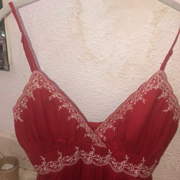 Sweet Feminine Little Red Dress size Medium - Picture 2 of 6